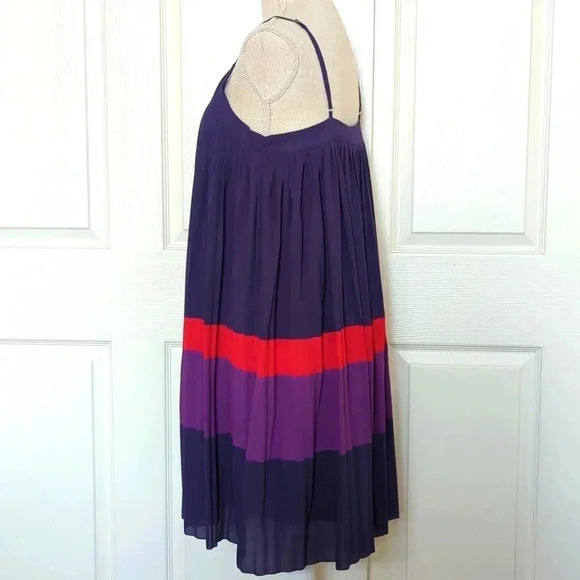 Corey Lynn Calter Purple color lock Pleated Dress - Picture 2 of 6
